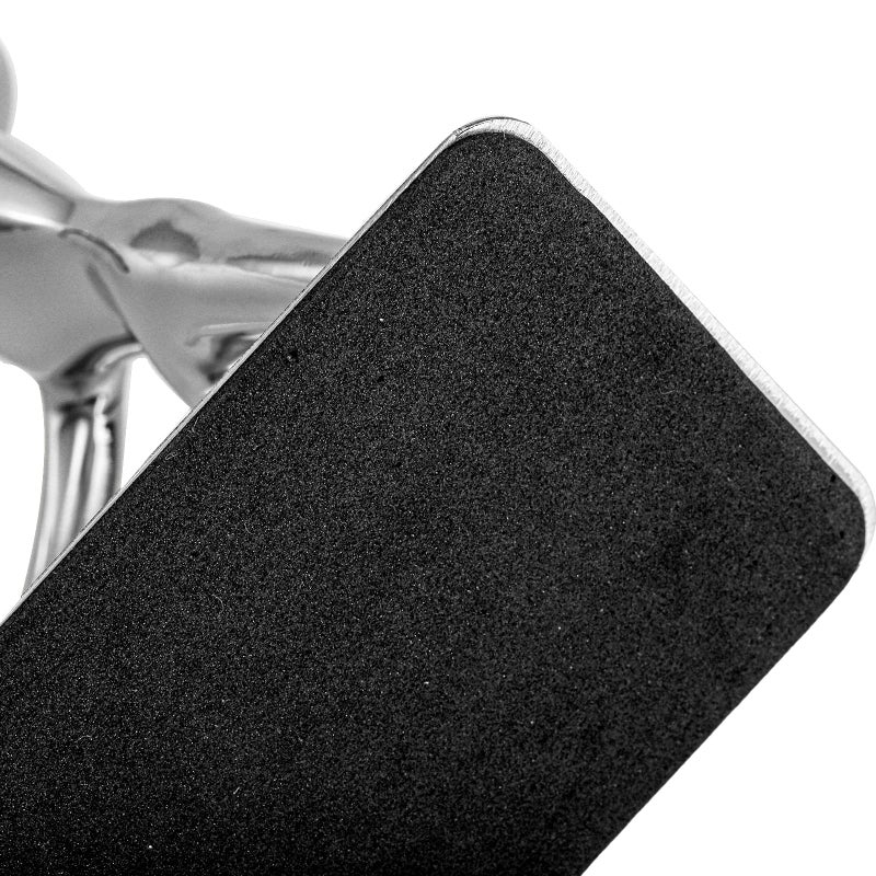 Fasmov Heavy Duty Stainless Steel Man Bookends Nonskid Bookends Art Bookend,1 Pair(Silver) - Image 3